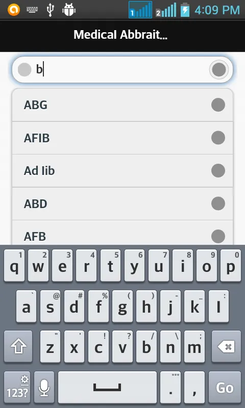 Medical Abbreviations Dictiona | Indus Appstore | Screenshot