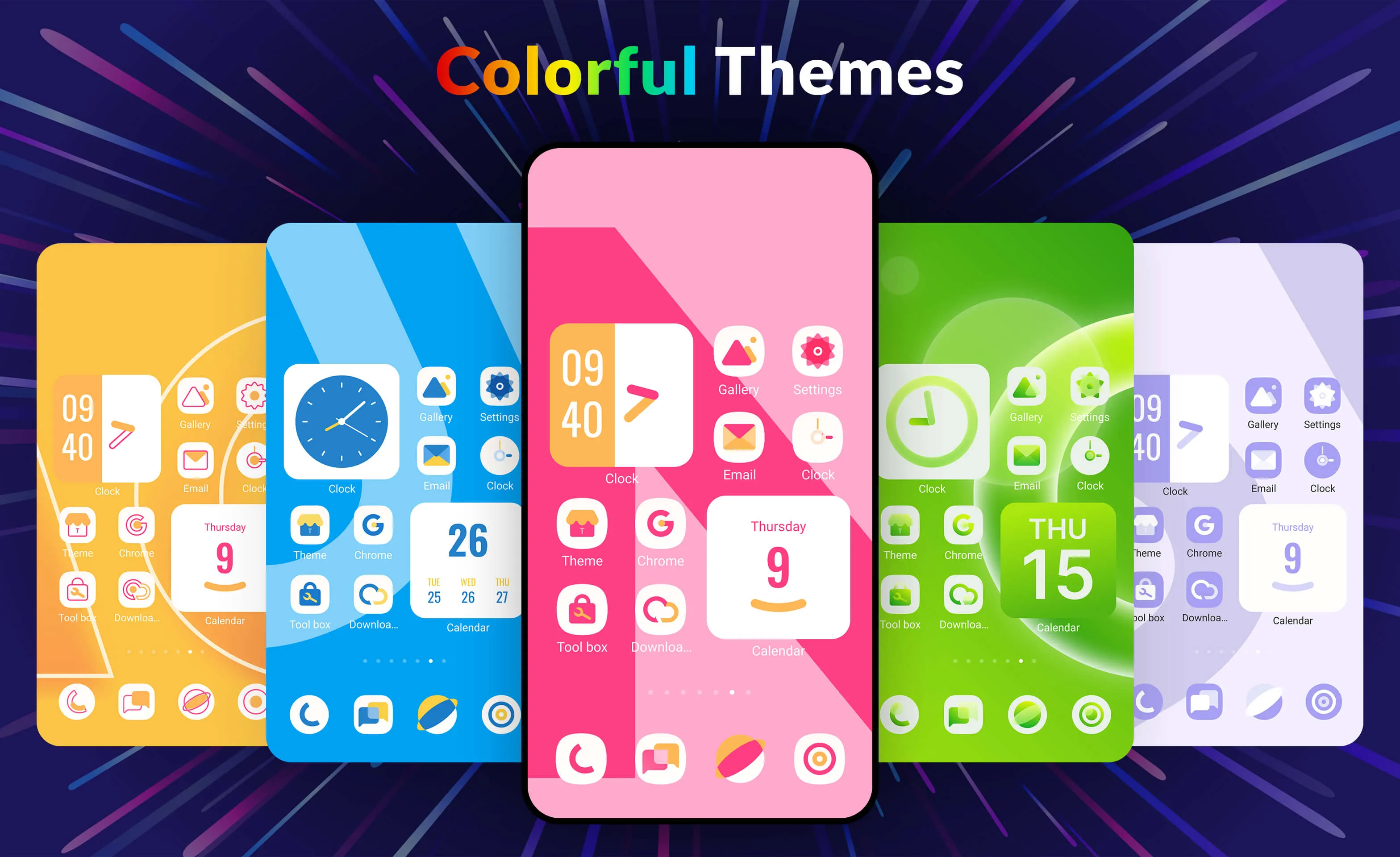 Color Launcher, cool themes | Indus Appstore | Screenshot