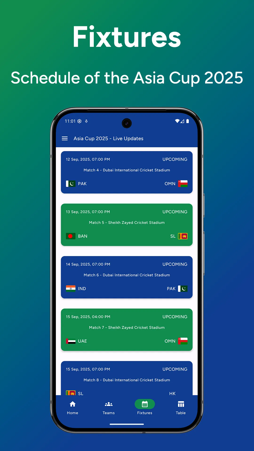 Asia Cup 2025 - Live Updates | Indus Appstore | Screenshot