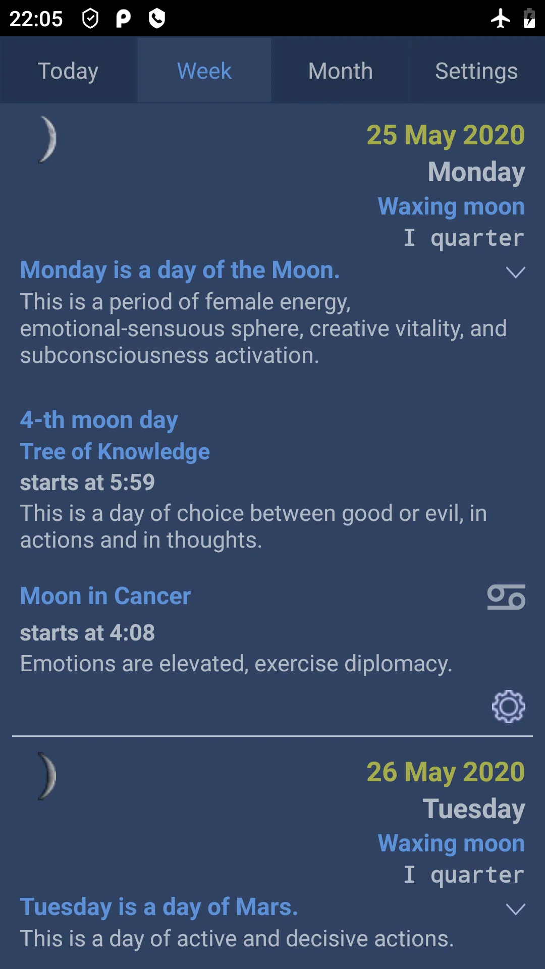 Lunar calendar Dara-Lite | Indus Appstore | Screenshot