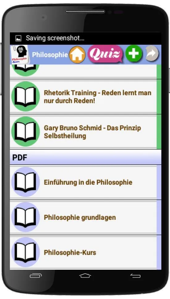 Philosophie-Kurs | Indus Appstore | Screenshot