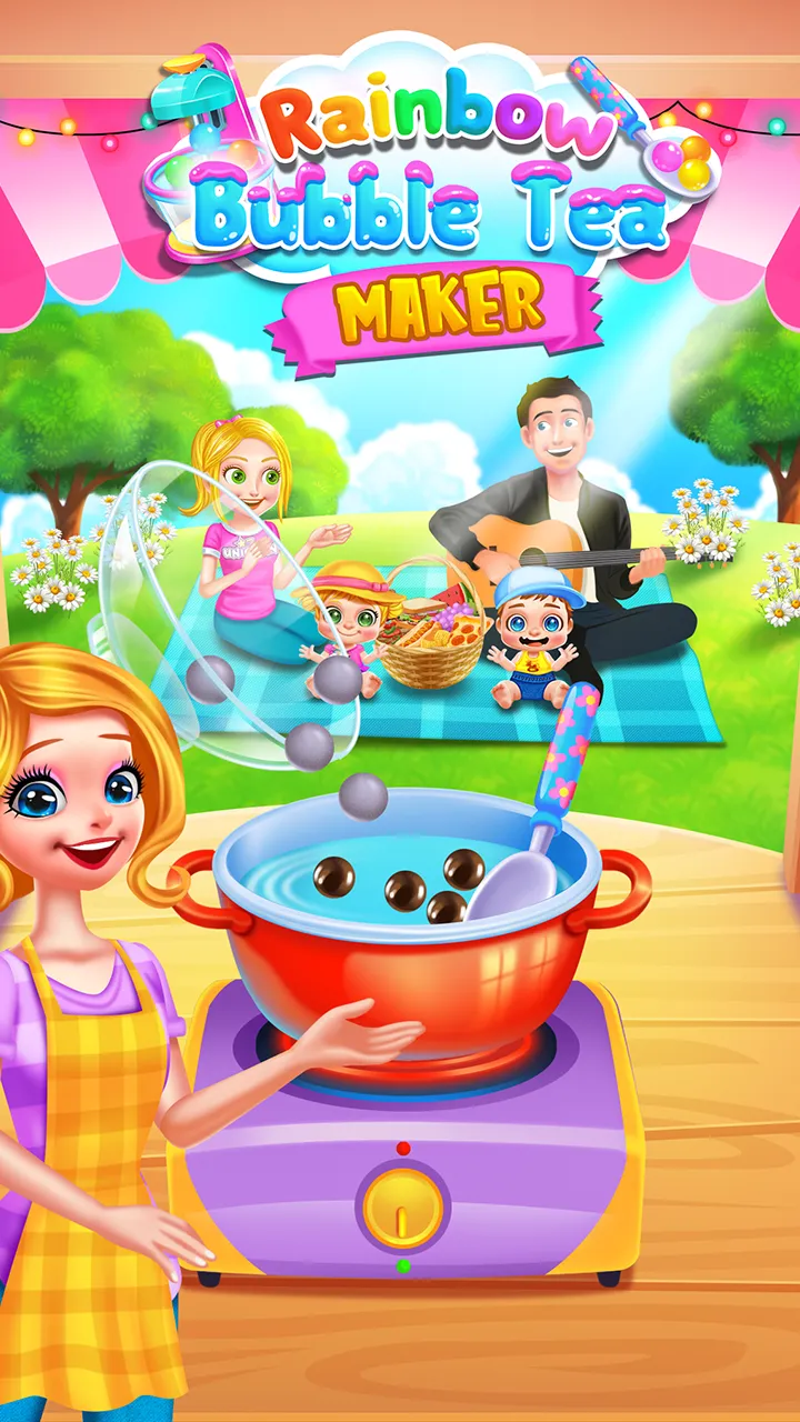 Rainbow Bubble Milk Tea Maker | Indus Appstore | Screenshot