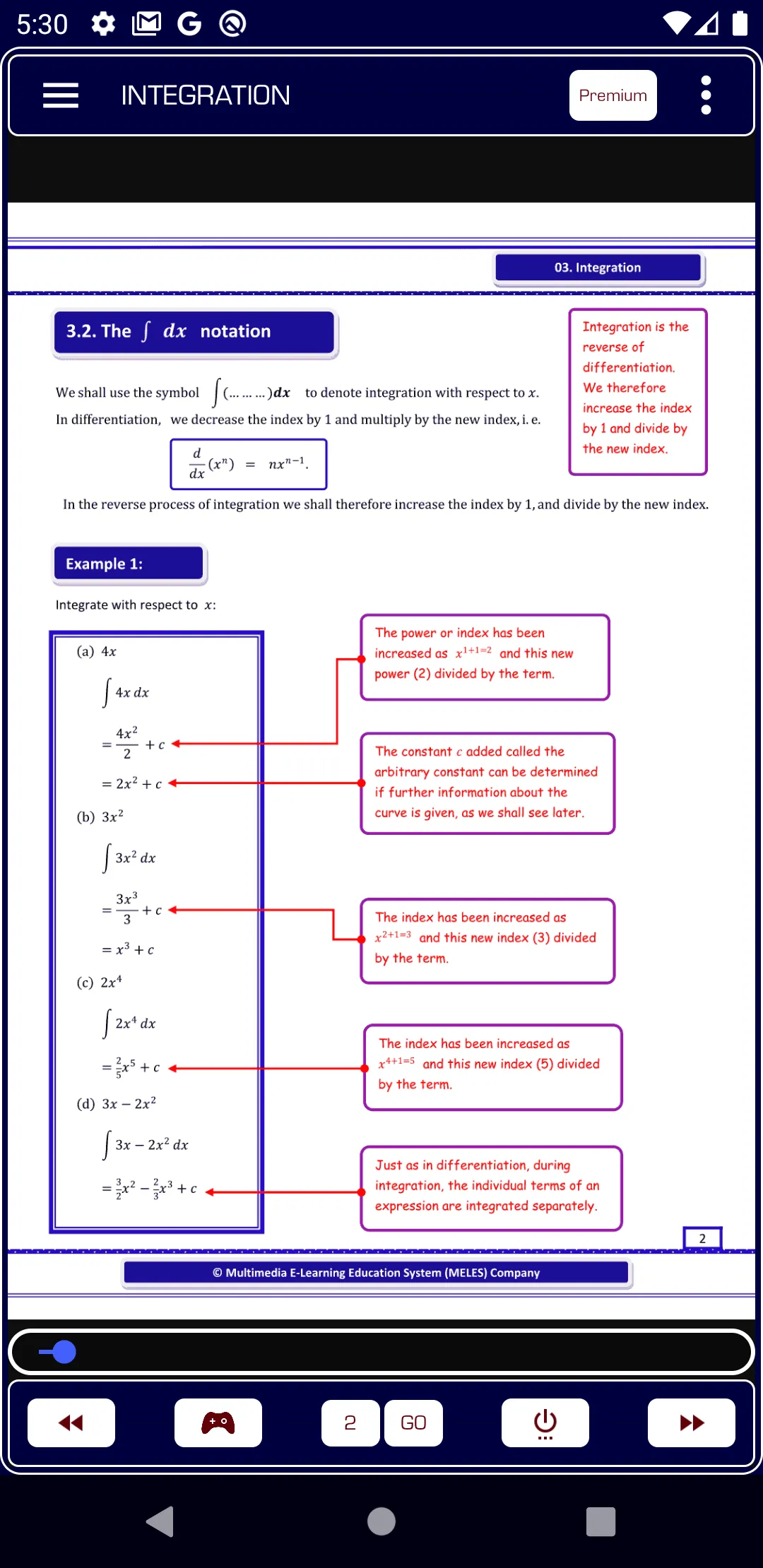 Integration Pure Math | Indus Appstore | Screenshot