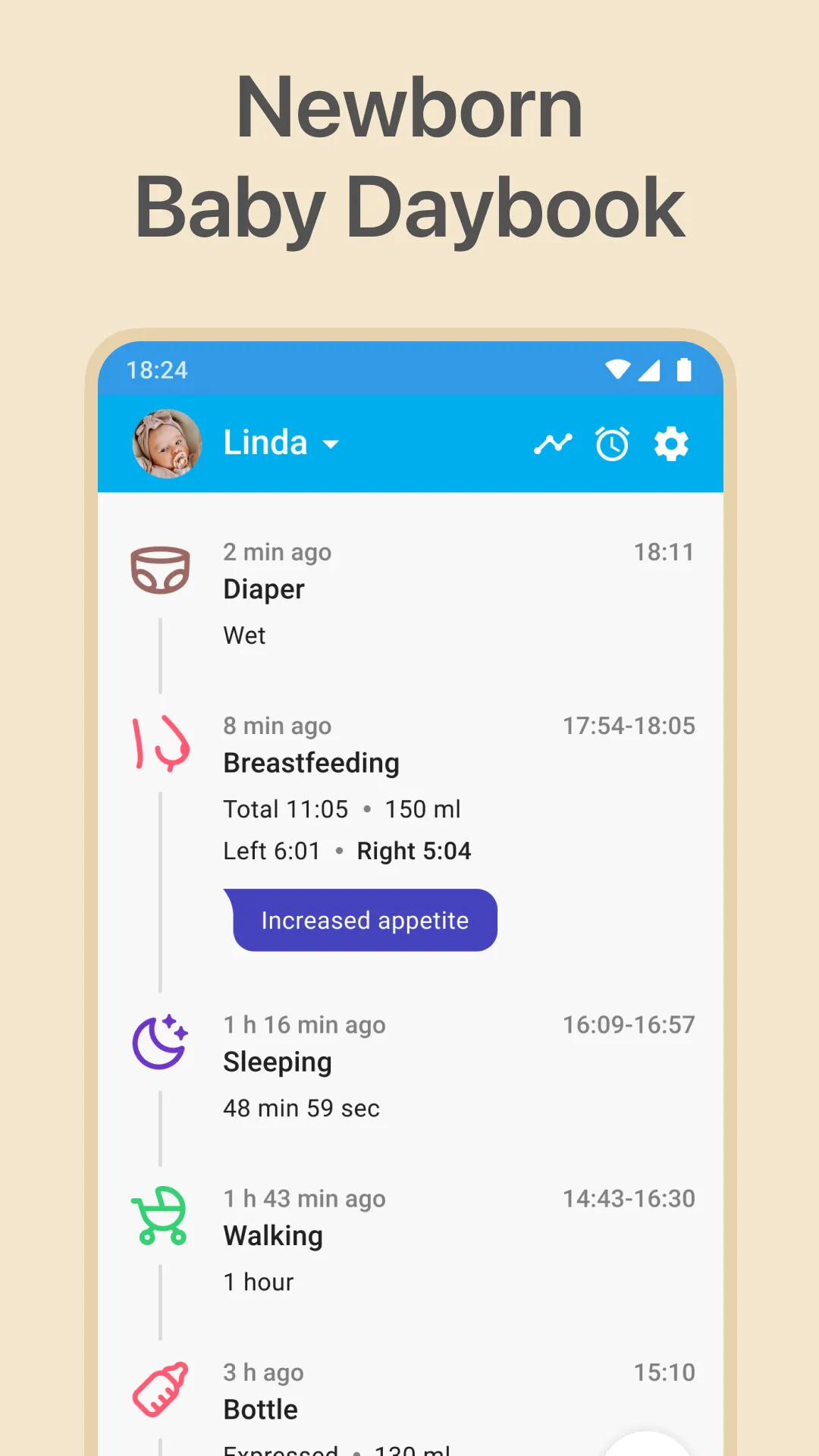 Baby: Breastfeeding Tracker | Indus Appstore | Screenshot