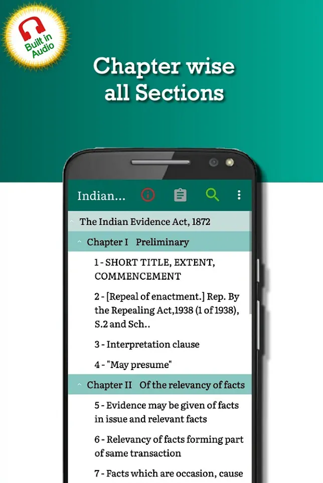 Indian Evidence Act 1872 (IEA) | Indus Appstore | Screenshot