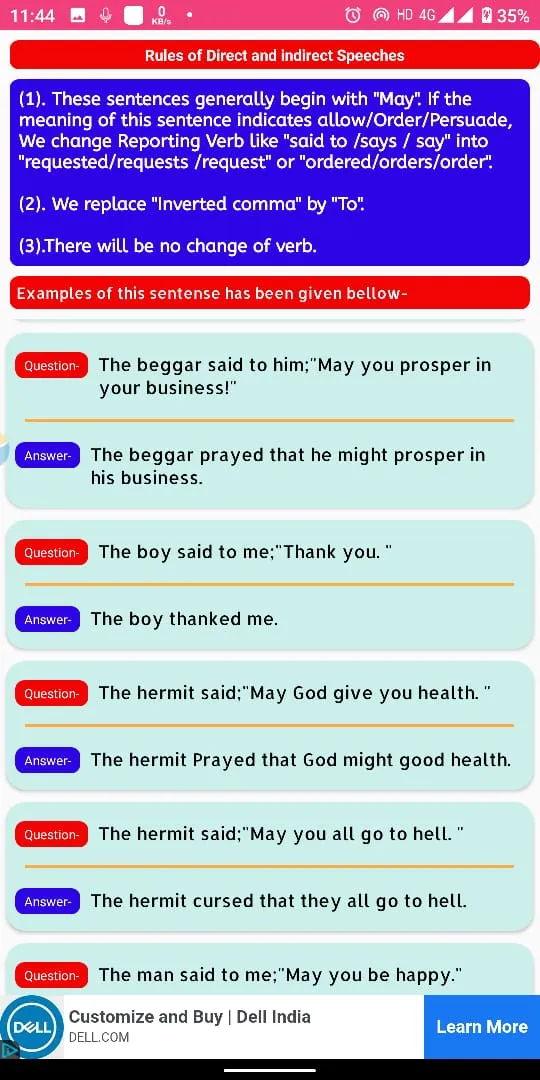 direct indirect speech app | Indus Appstore | Screenshot