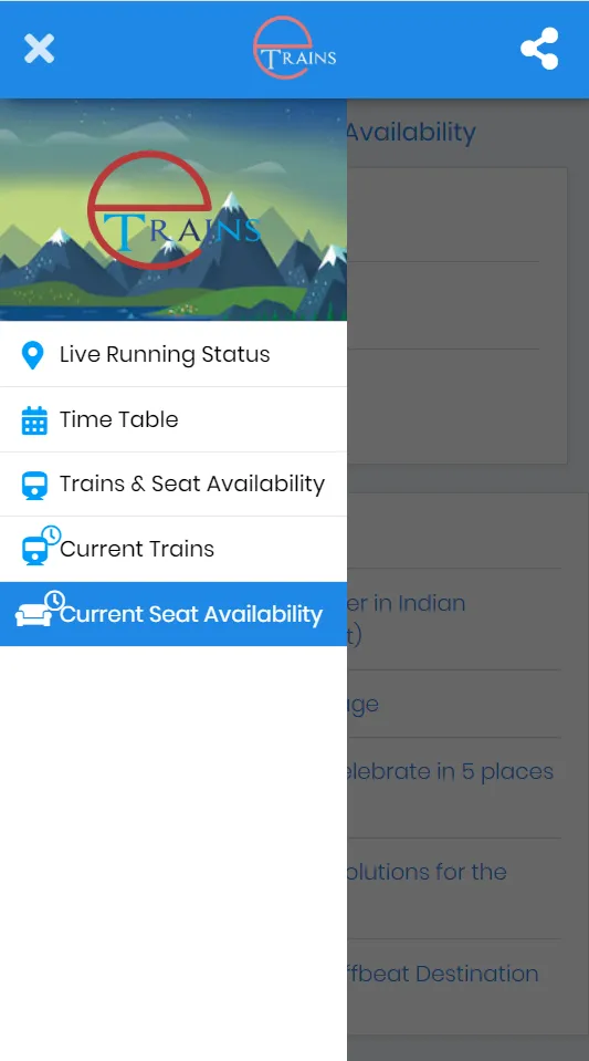 Train Enquiry Online - Etrains | Indus Appstore | Screenshot