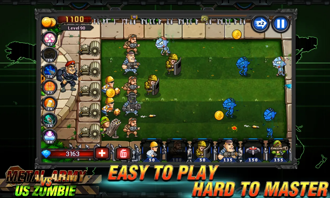 Army vs Zombies :Tower Defense | Indus Appstore | Screenshot