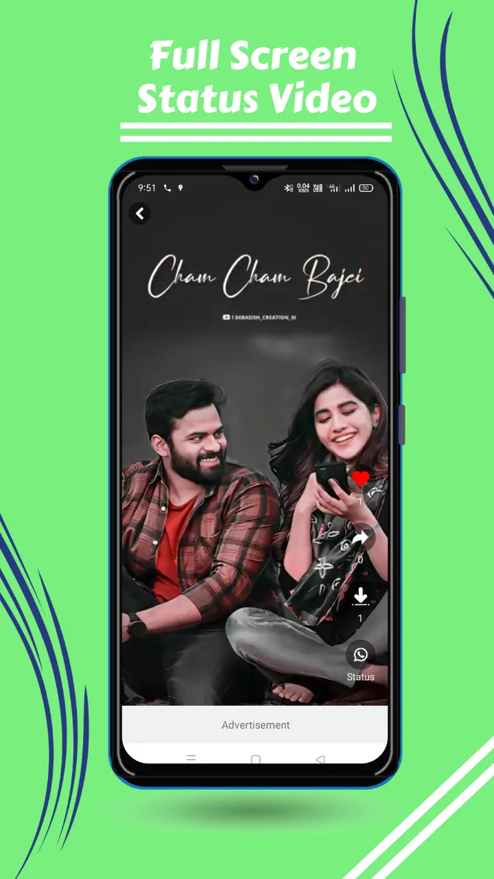 Odia Status Video - FullScreen | Indus Appstore | Screenshot