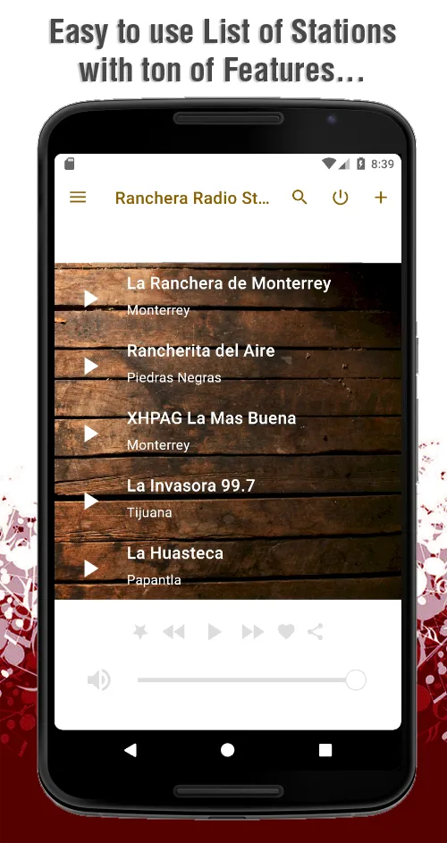 Ranchera Radio Stations 2.0 | Indus Appstore | Screenshot