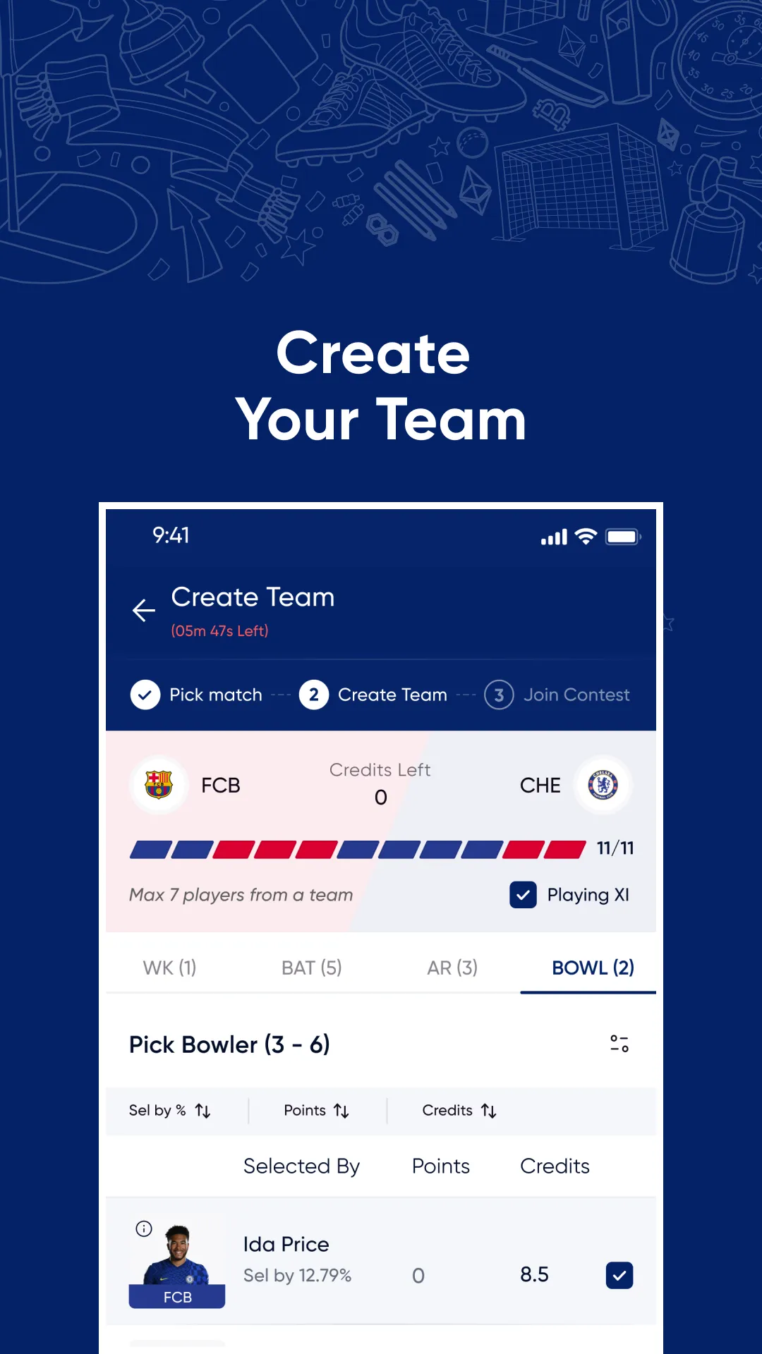 Twelfth Man - Fantasy Sports | Indus Appstore | Screenshot