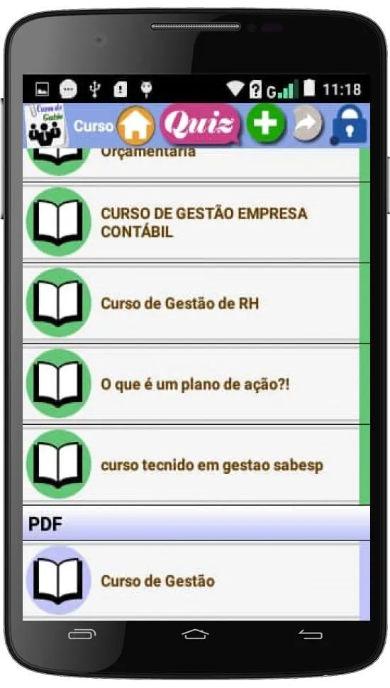 Curso de Gestão | Indus Appstore | Screenshot