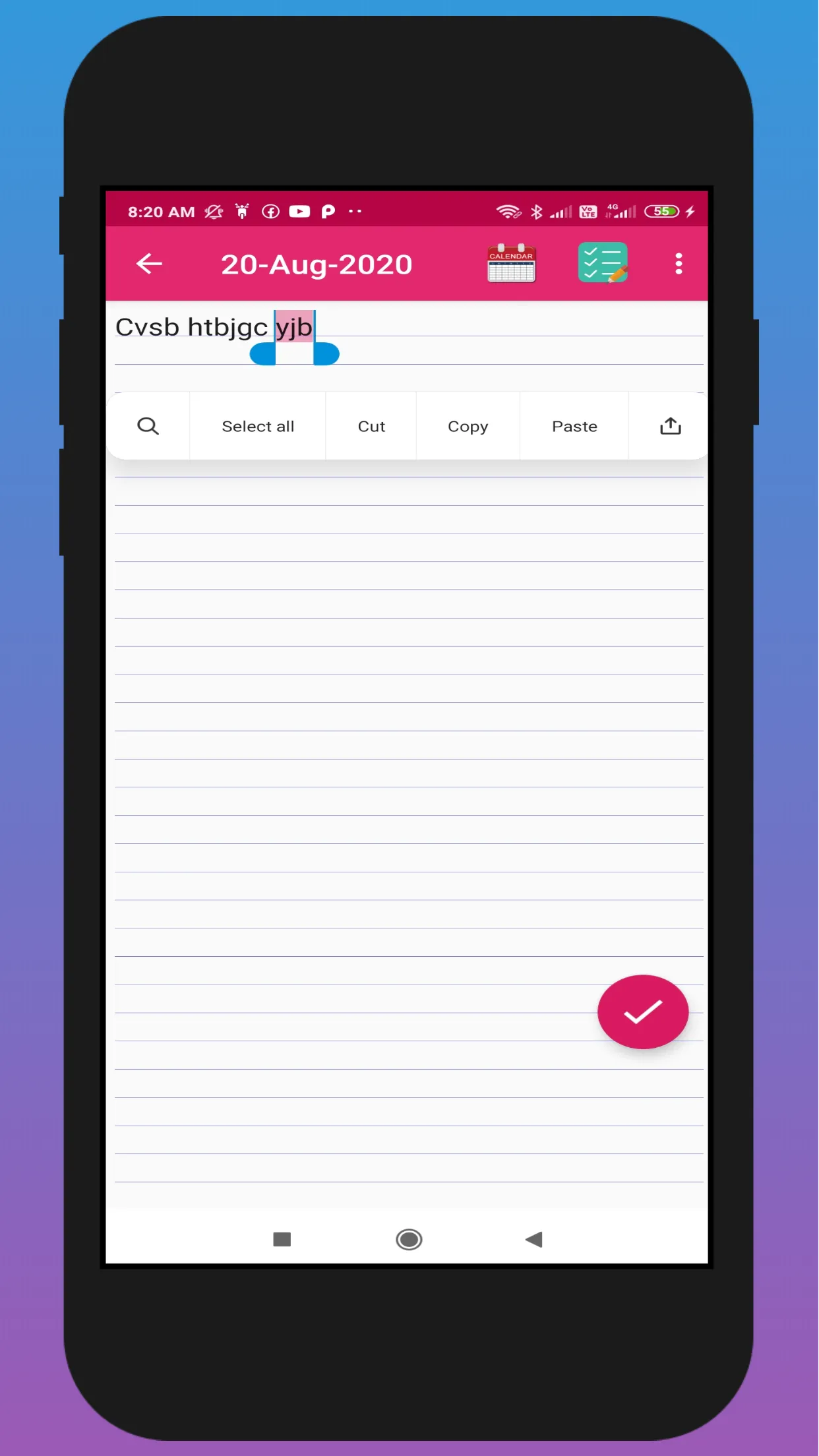 Pink Diary - My Notebook & Dai | Indus Appstore | Screenshot