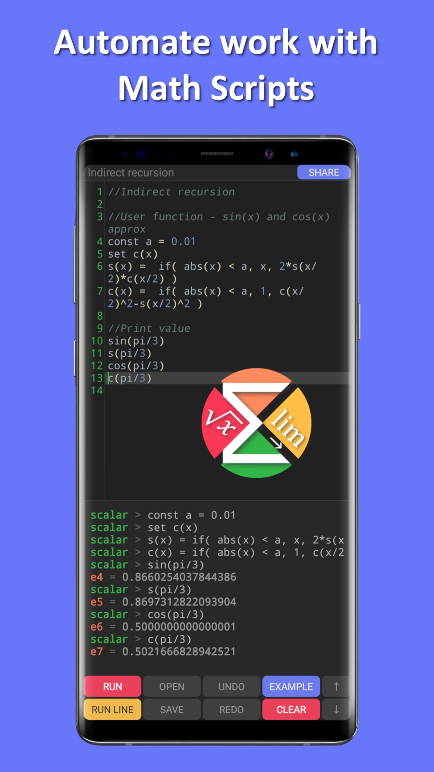 Scientific Calculator Scalar | Indus Appstore | Screenshot