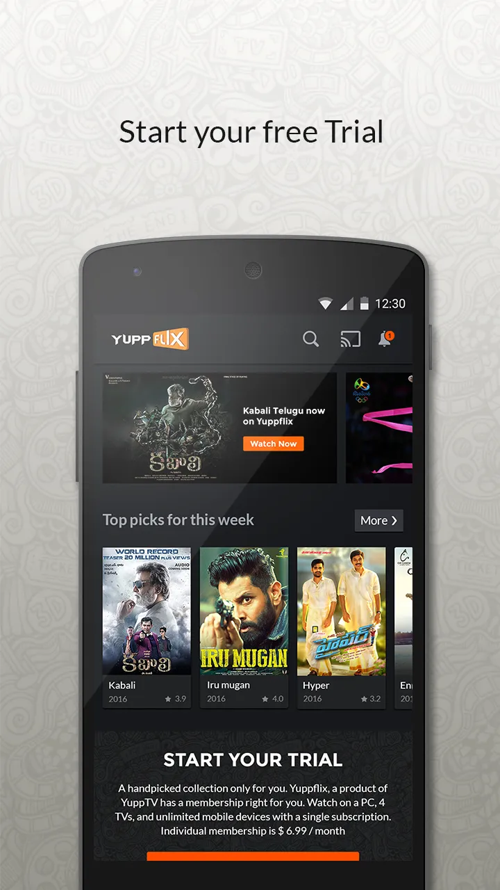 YuppFlix –Indian Movies online | Indus Appstore | Screenshot