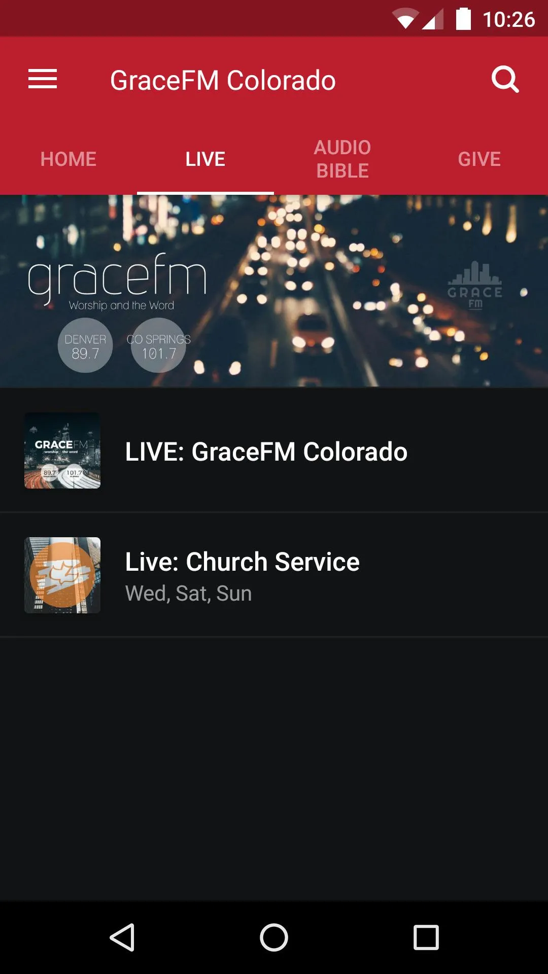 GraceFM Colorado | Indus Appstore | Screenshot