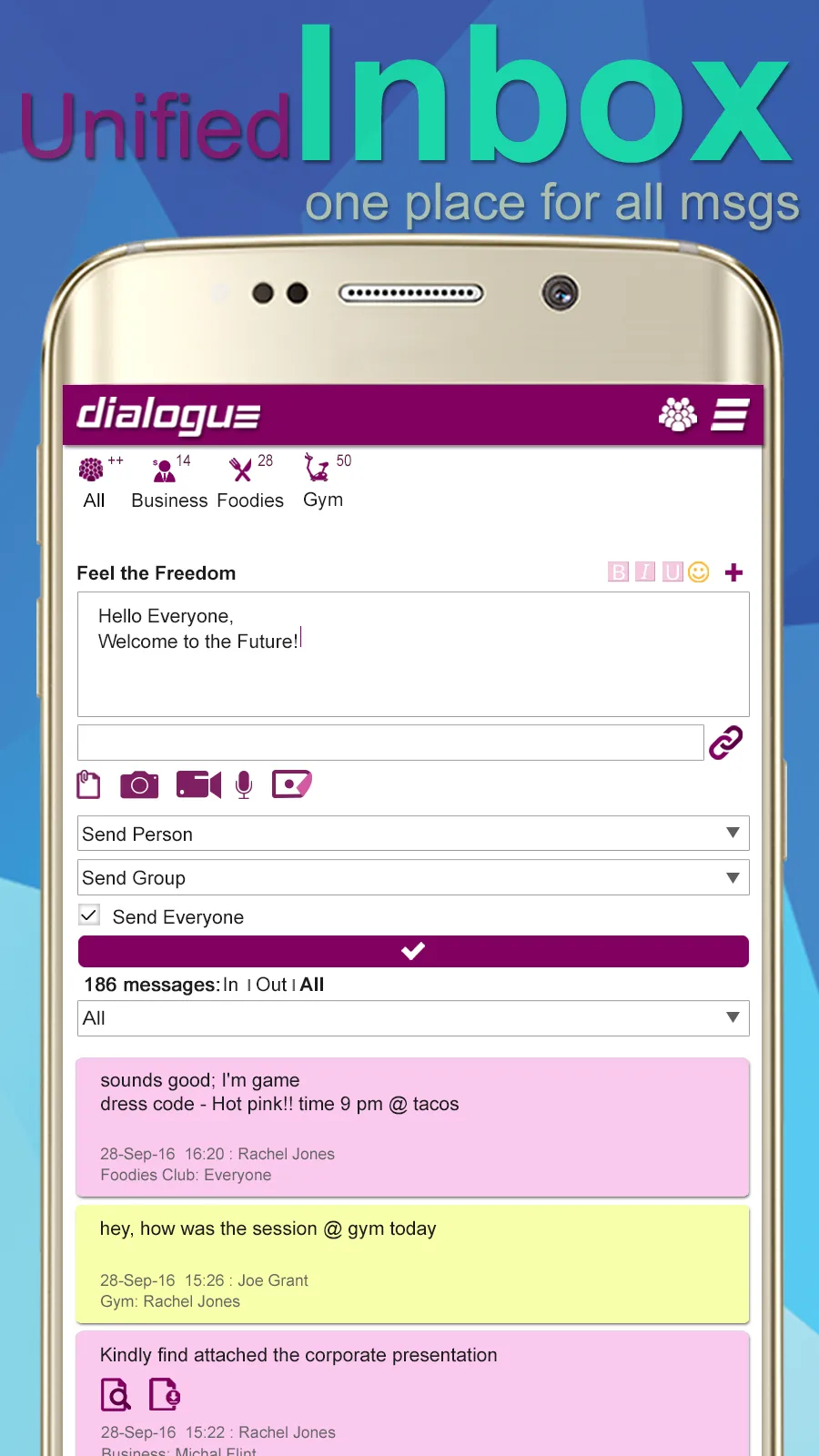 Dialogue Messaging, File Shari | Indus Appstore | Screenshot