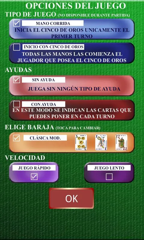 Cinquillo Original | Indus Appstore | Screenshot