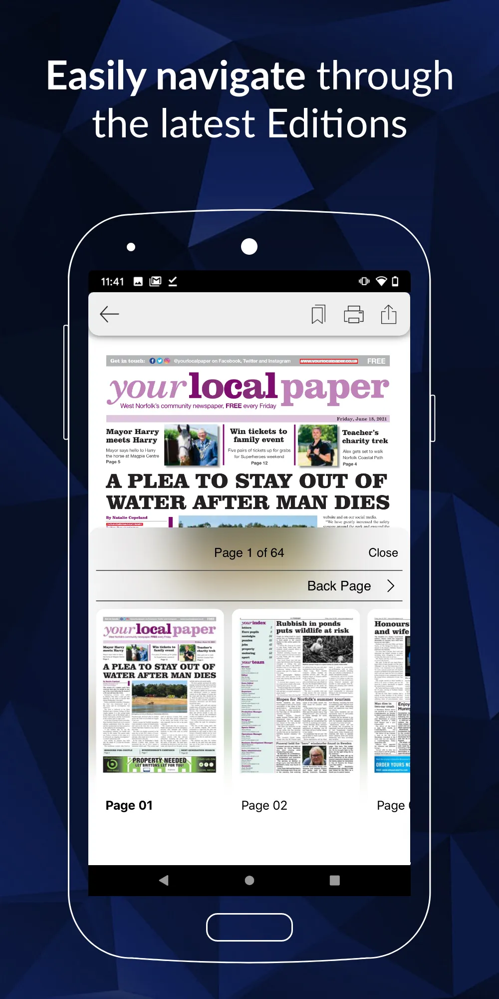 Your Local Paper | Indus Appstore | Screenshot