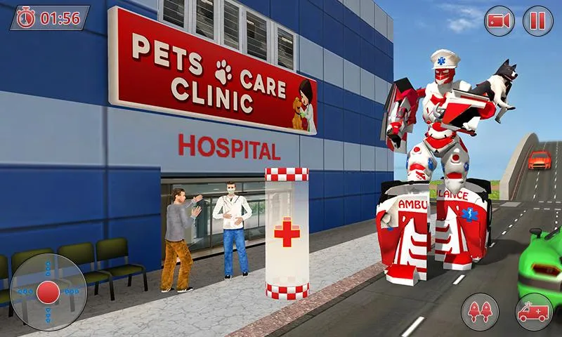 Ambulance Robot City Rescue | Indus Appstore | Screenshot