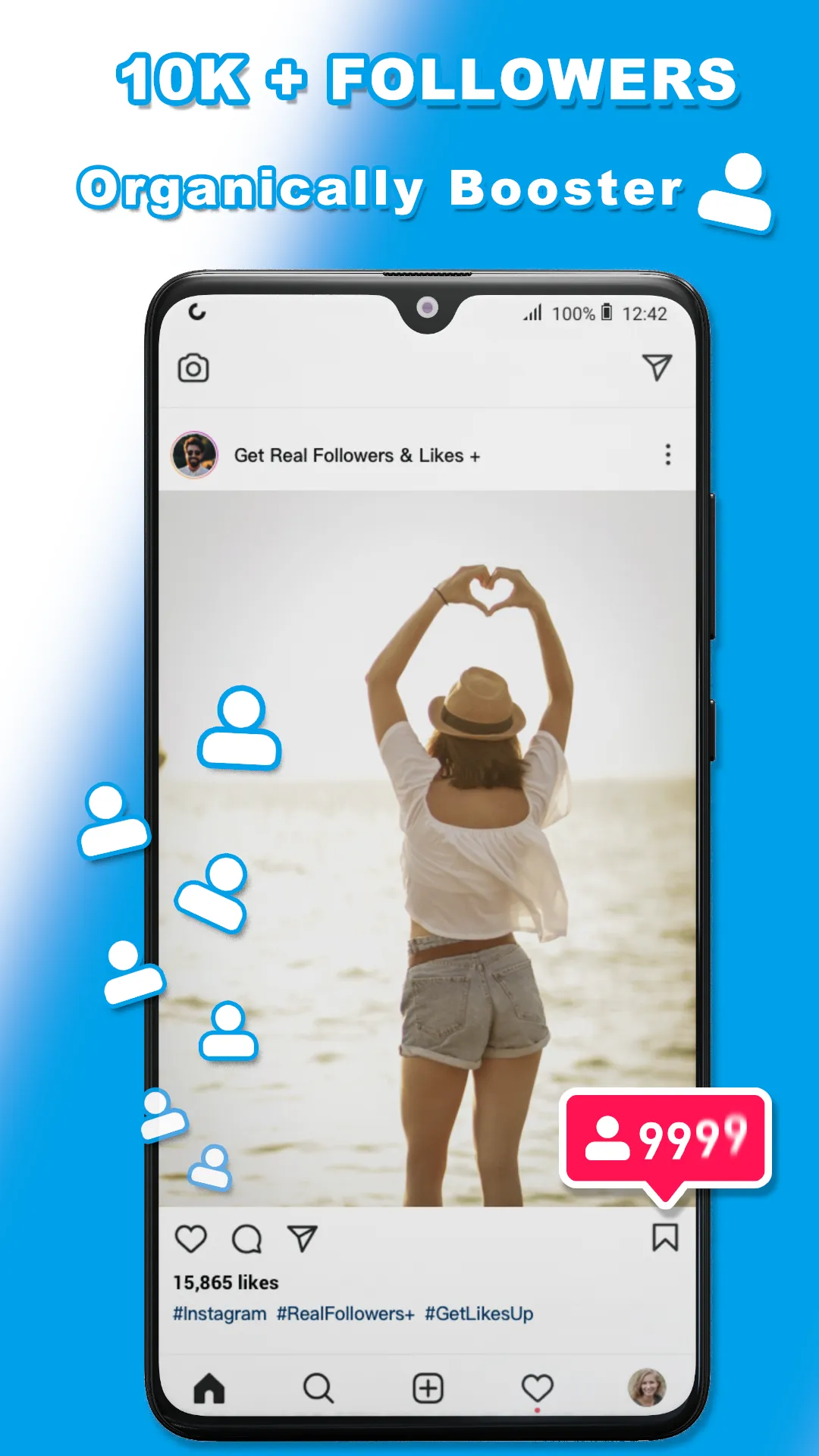 Get Real Followers & Likes + | Indus Appstore | Screenshot