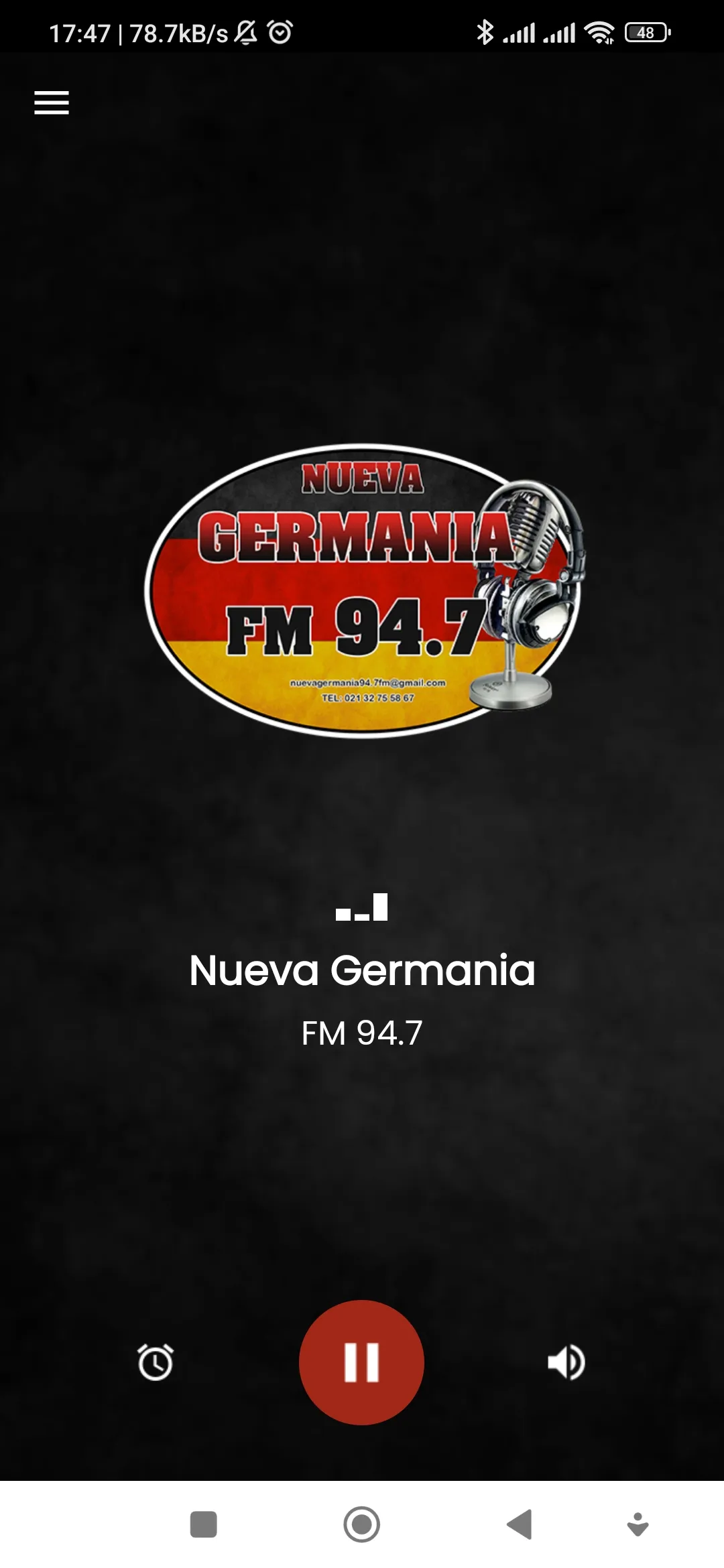 Radio Nueva Germania 94.7 FM | Indus Appstore | Screenshot