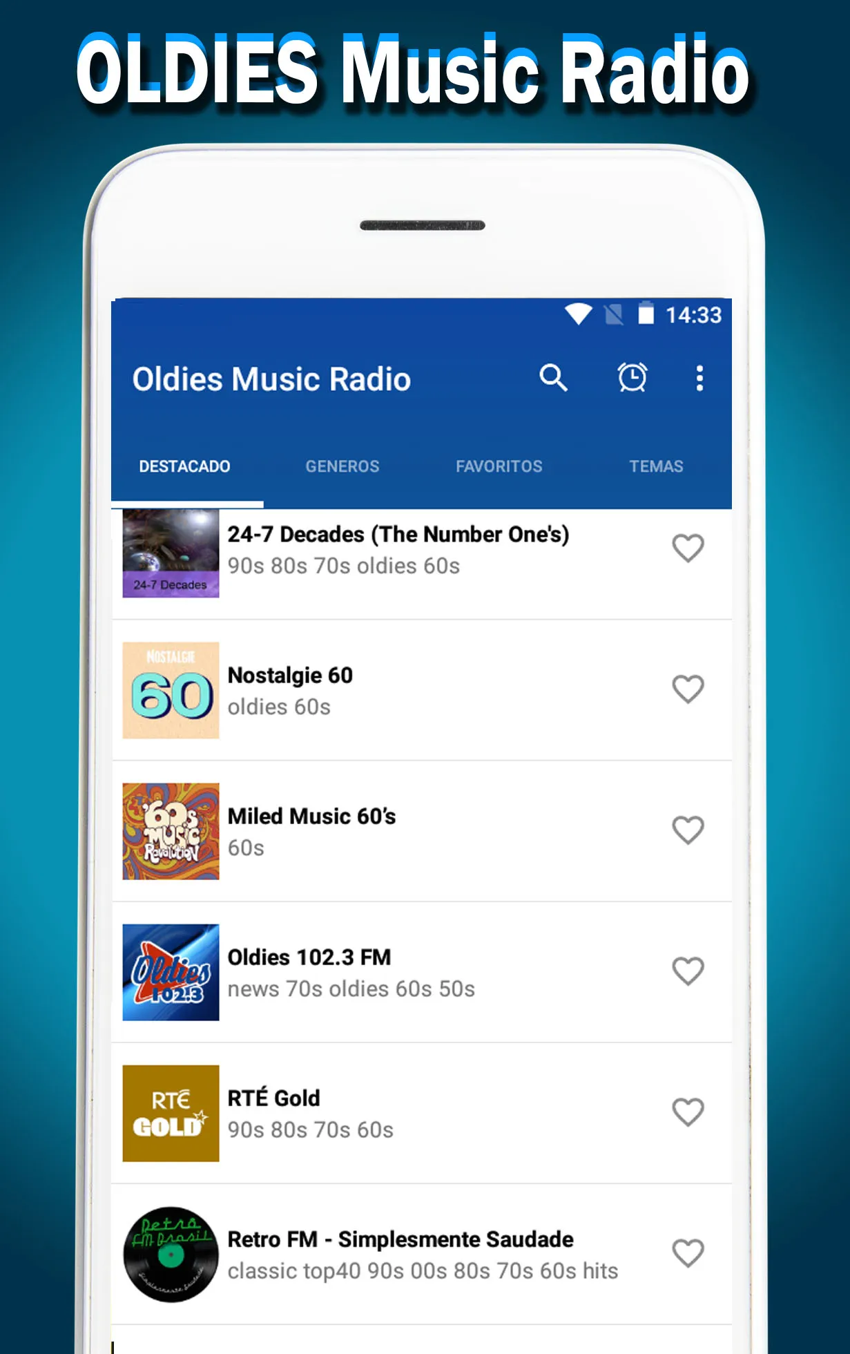 50s 60s 70s Oldies Music Radio | Indus Appstore | Screenshot