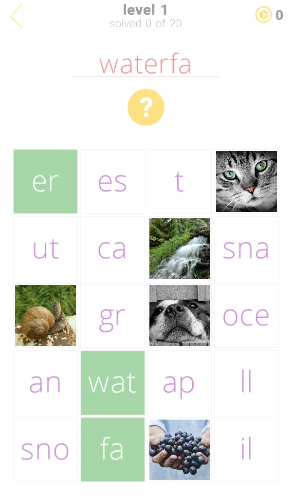 1 Clue: Words and Syllables | Indus Appstore | Screenshot