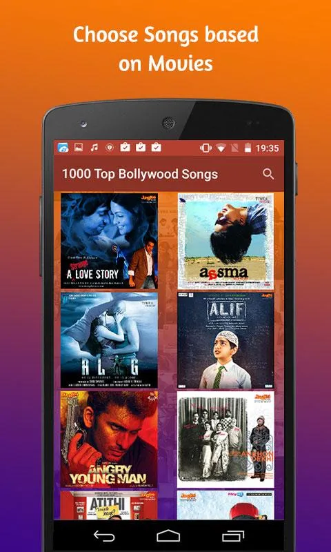 1000 Top Bollywood Songs | Indus Appstore | Screenshot