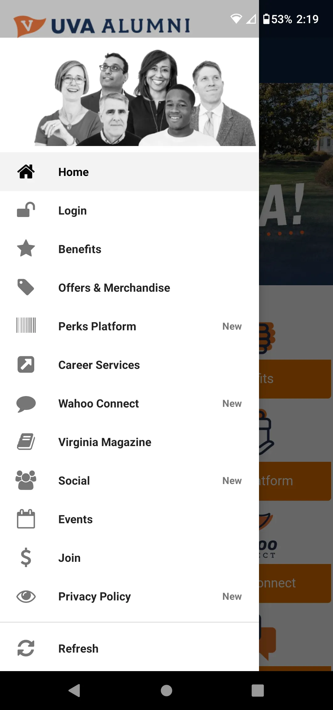 UVA Alumni Member App | Indus Appstore | Screenshot