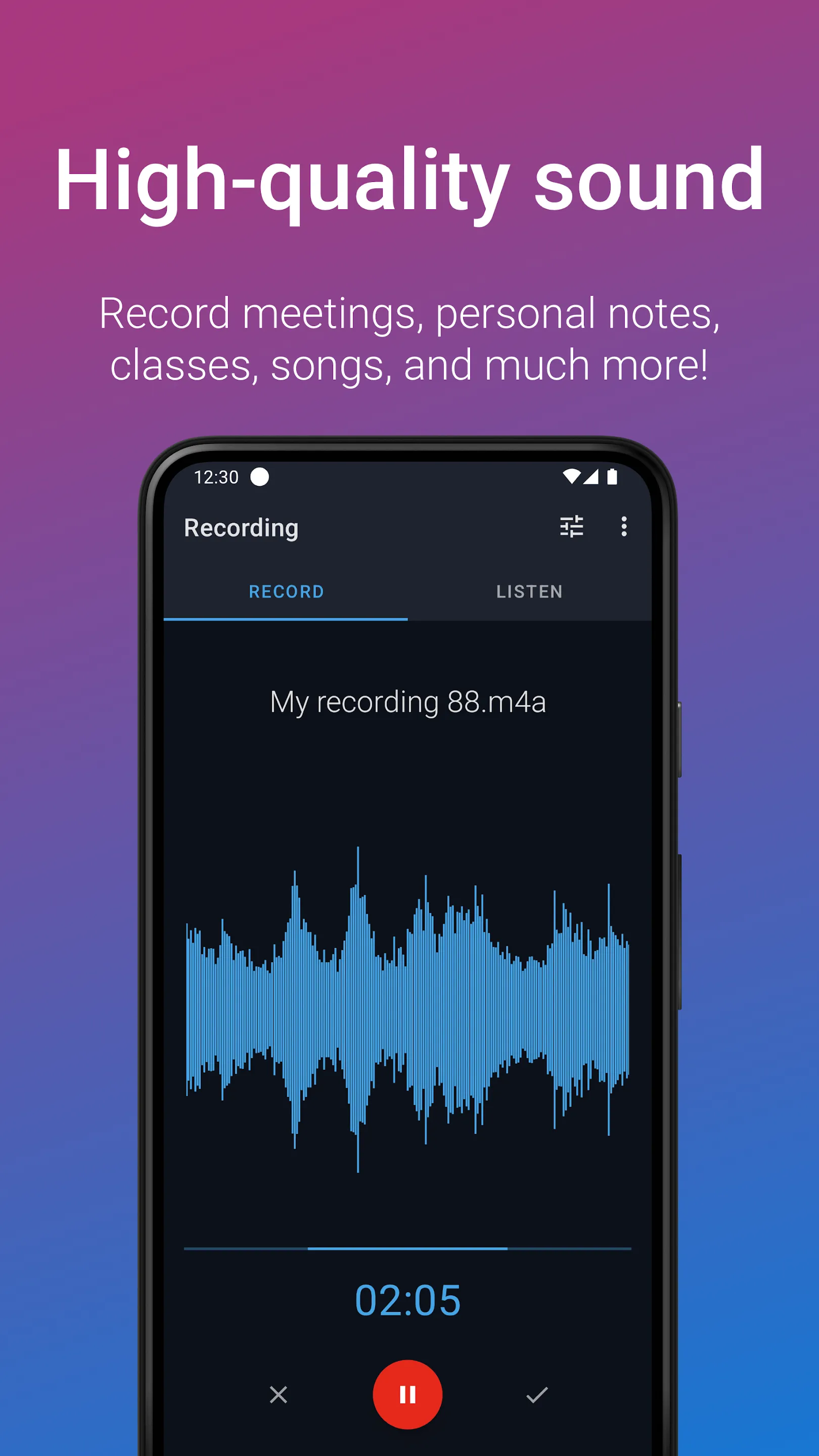 Easy Voice Recorder | Indus Appstore | Screenshot