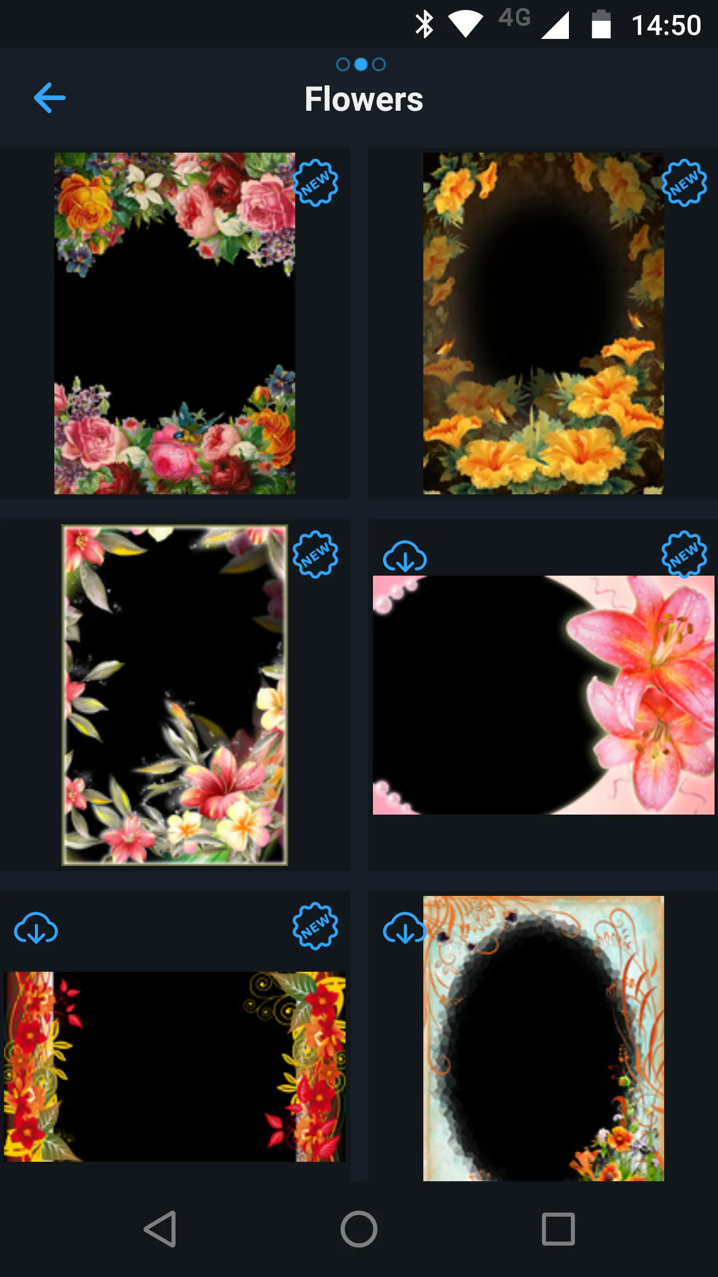 Flowers PhotoFrames | Indus Appstore | Screenshot