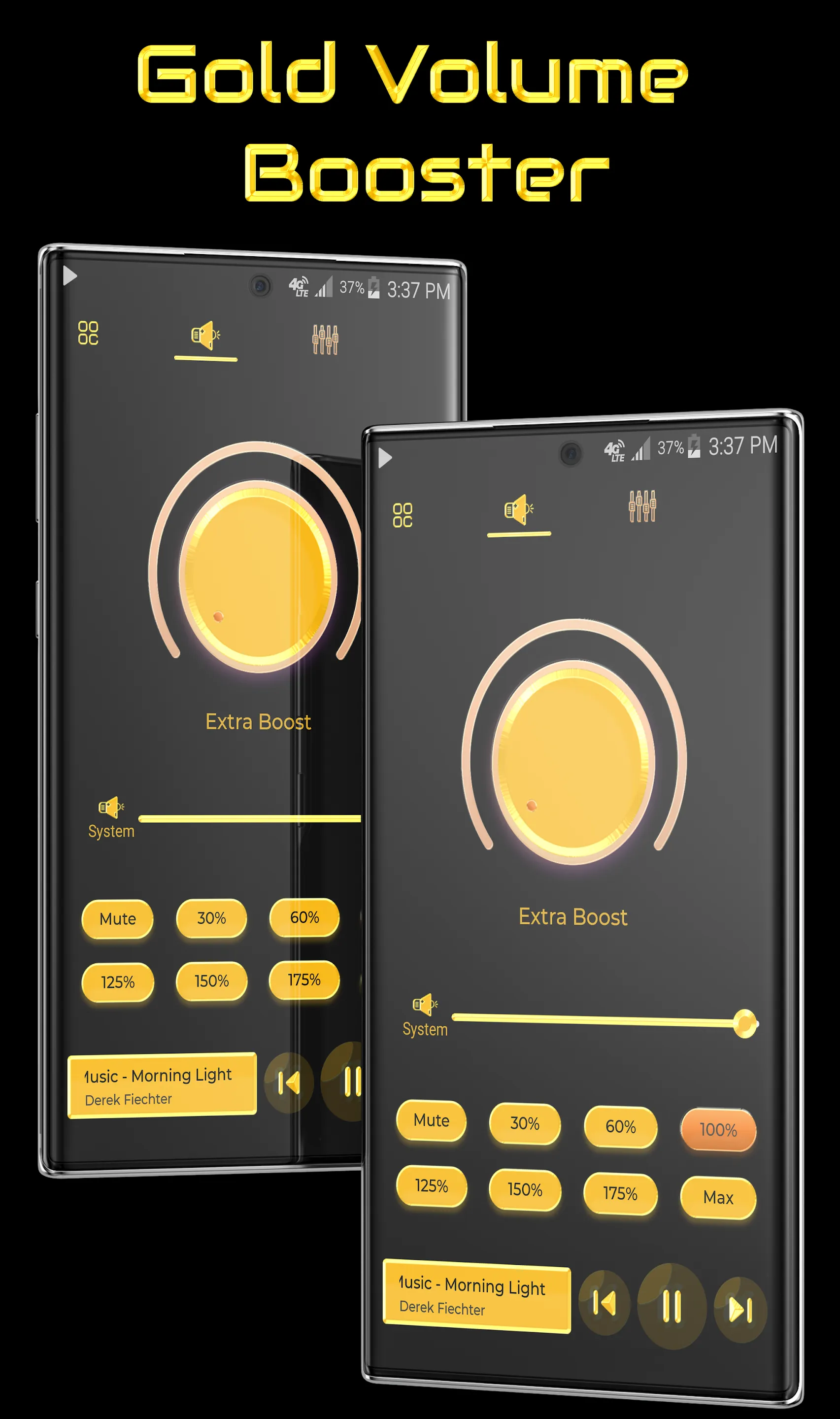 Gold Volume Booster | Indus Appstore | Screenshot