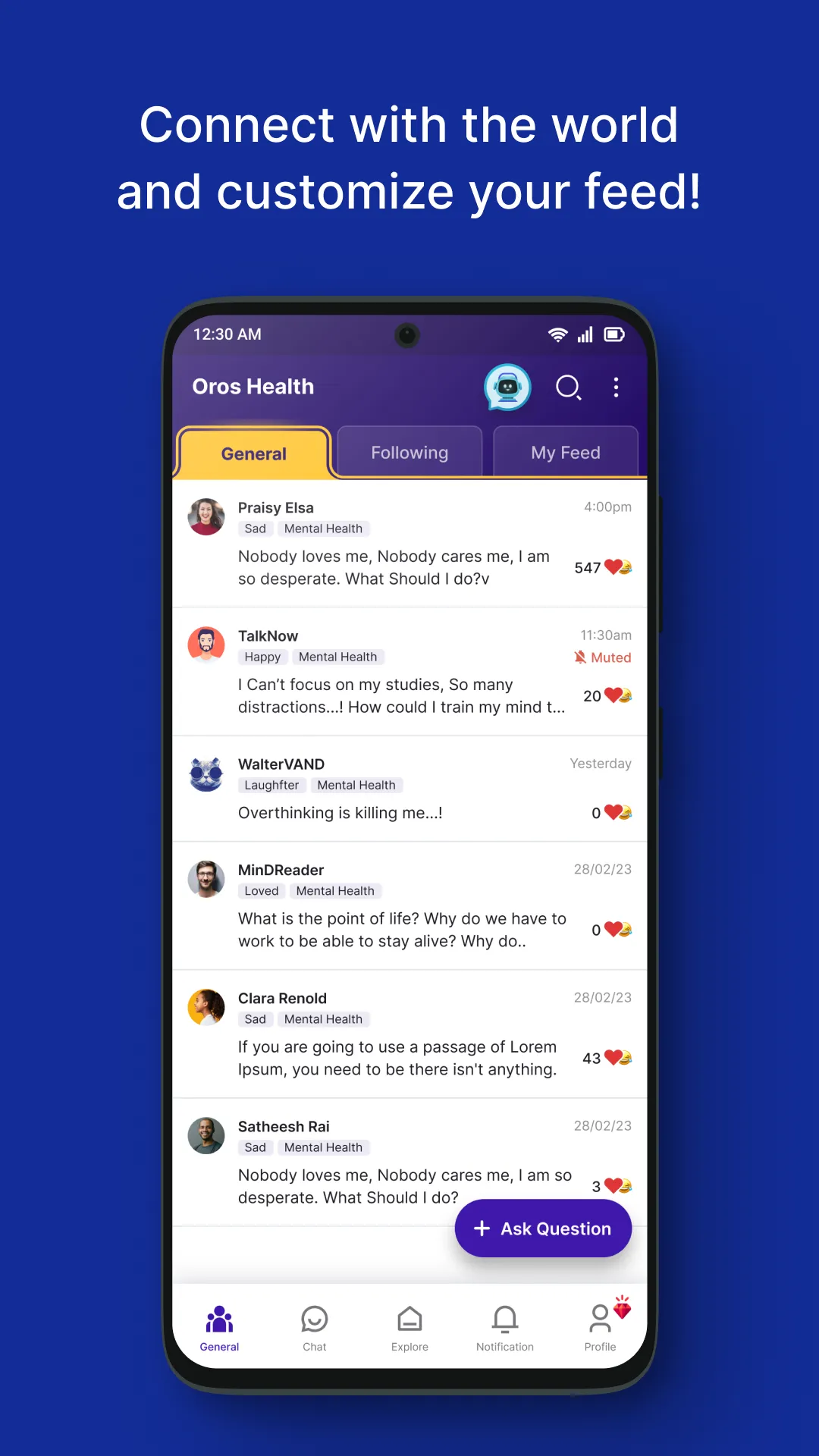 Oros: Mental Health Support | Indus Appstore | Screenshot