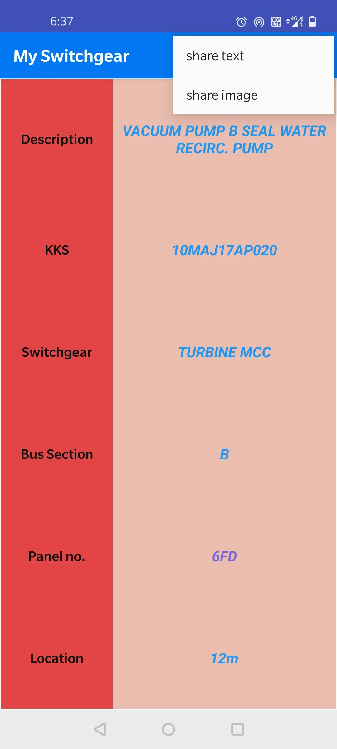 My Switchgear | Indus Appstore | Screenshot