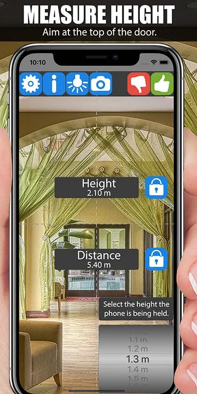 Distance Laser Meter | Indus Appstore | Screenshot