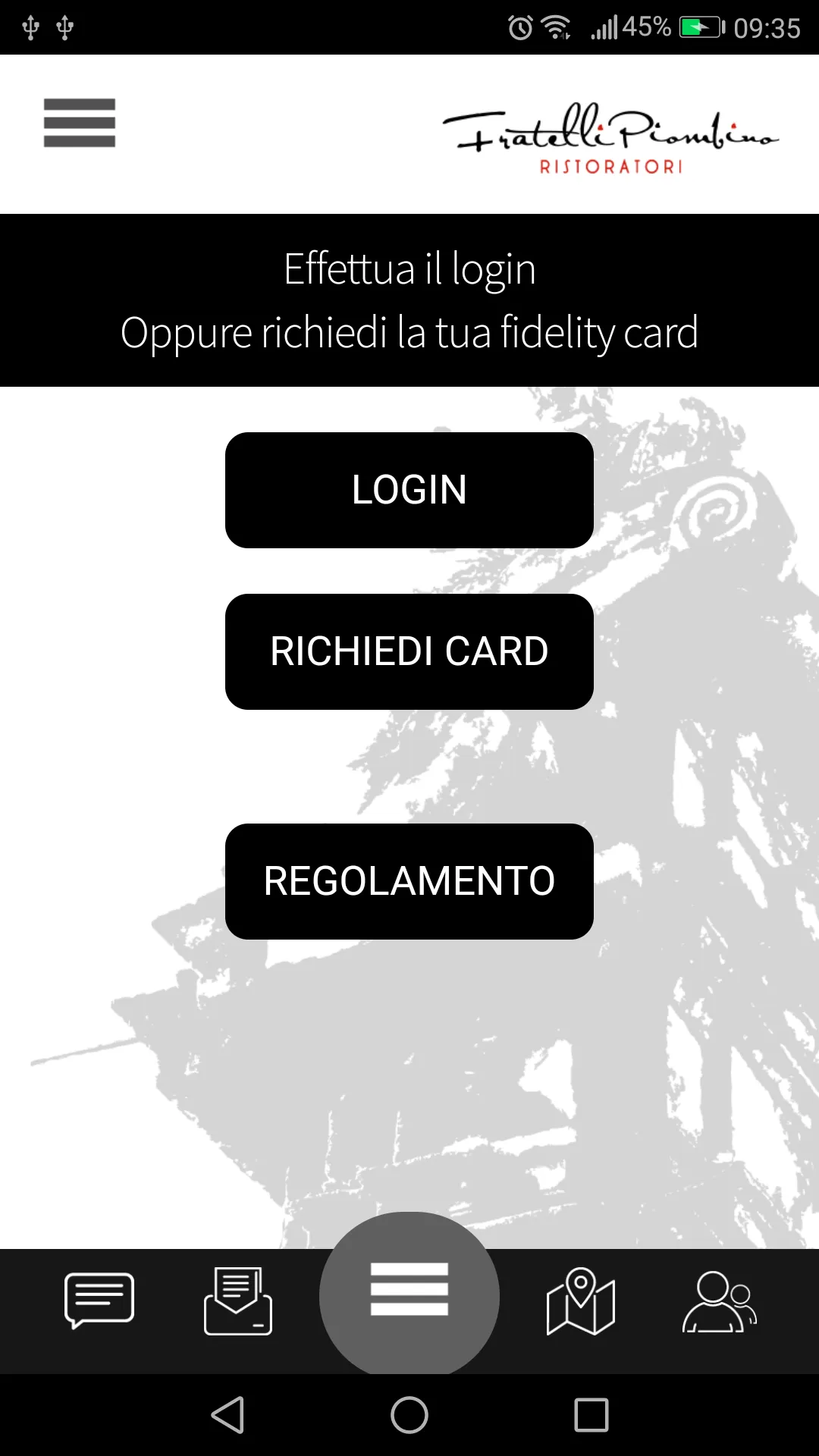 Fratelli Piombino Ristoratori | Indus Appstore | Screenshot