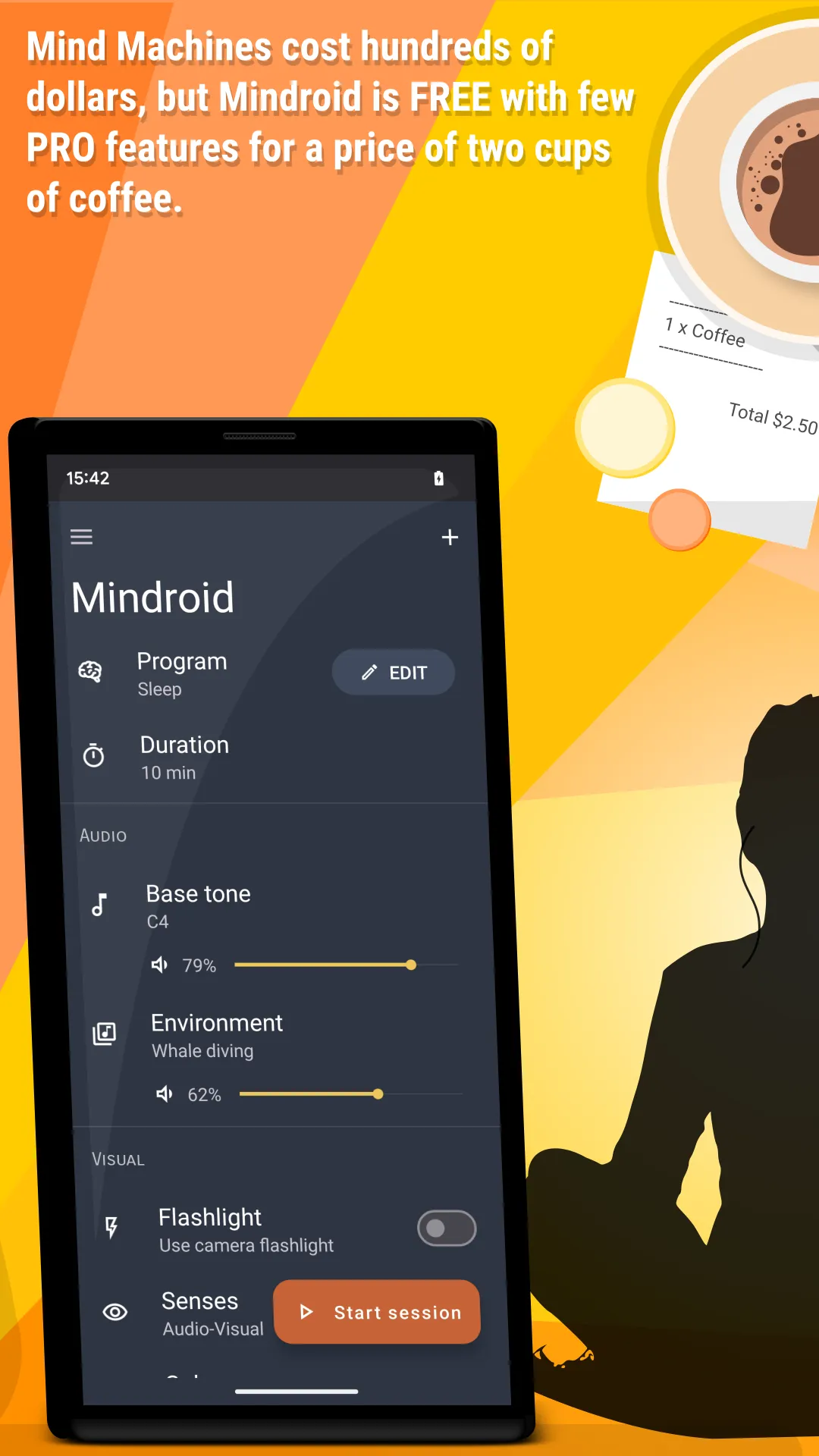 Mindroid: Relax, Focus, Sleep | Indus Appstore | Screenshot