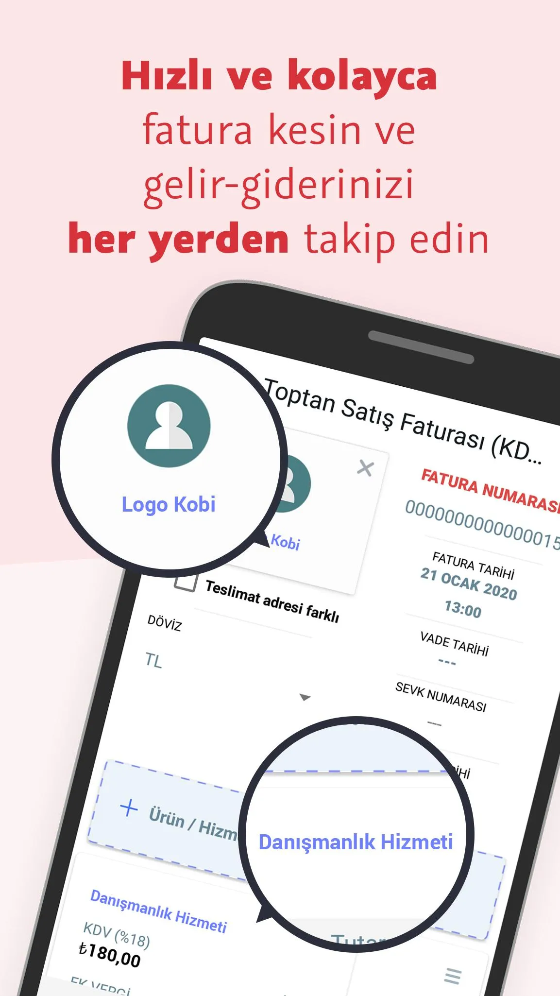 İşbaşı: Ön Muhasebe & e-Fatura | Indus Appstore | Screenshot