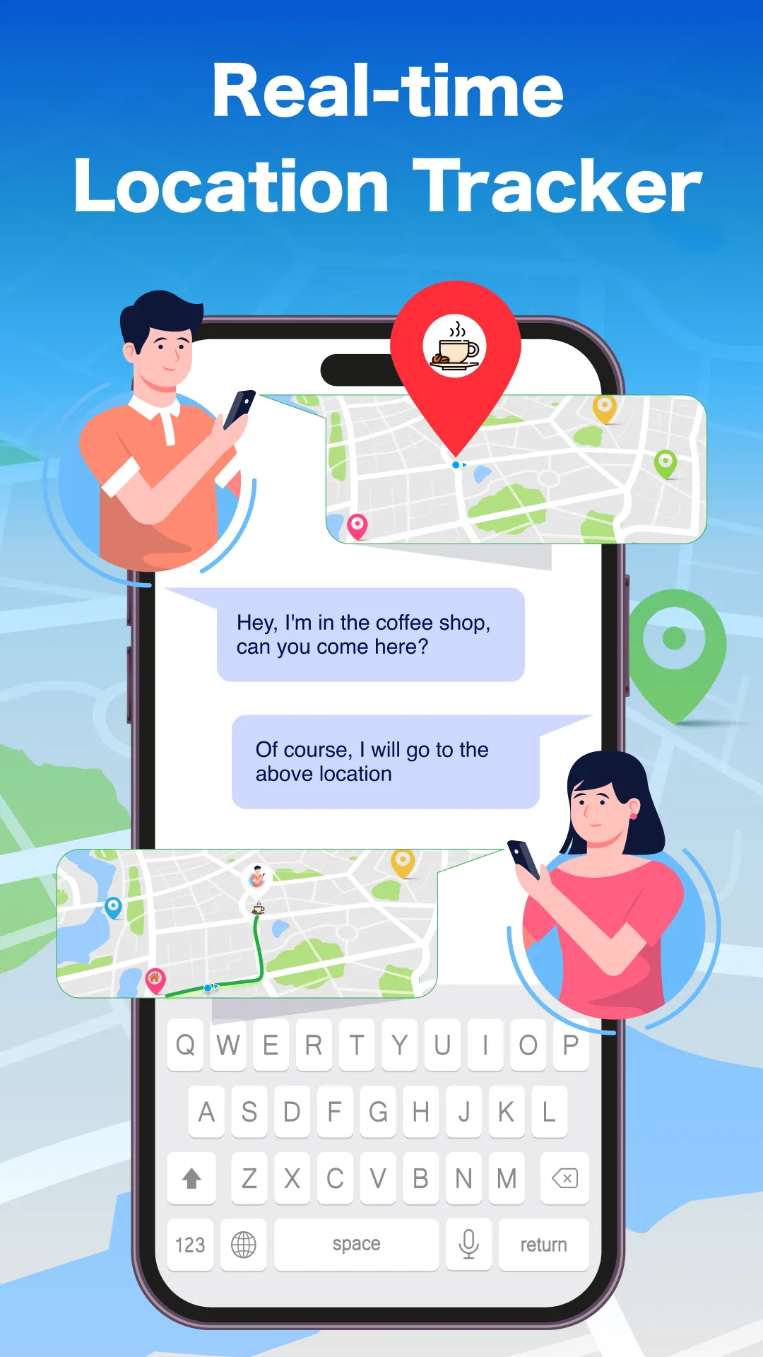 Real-time GPS Location Sharing | Indus Appstore | Screenshot