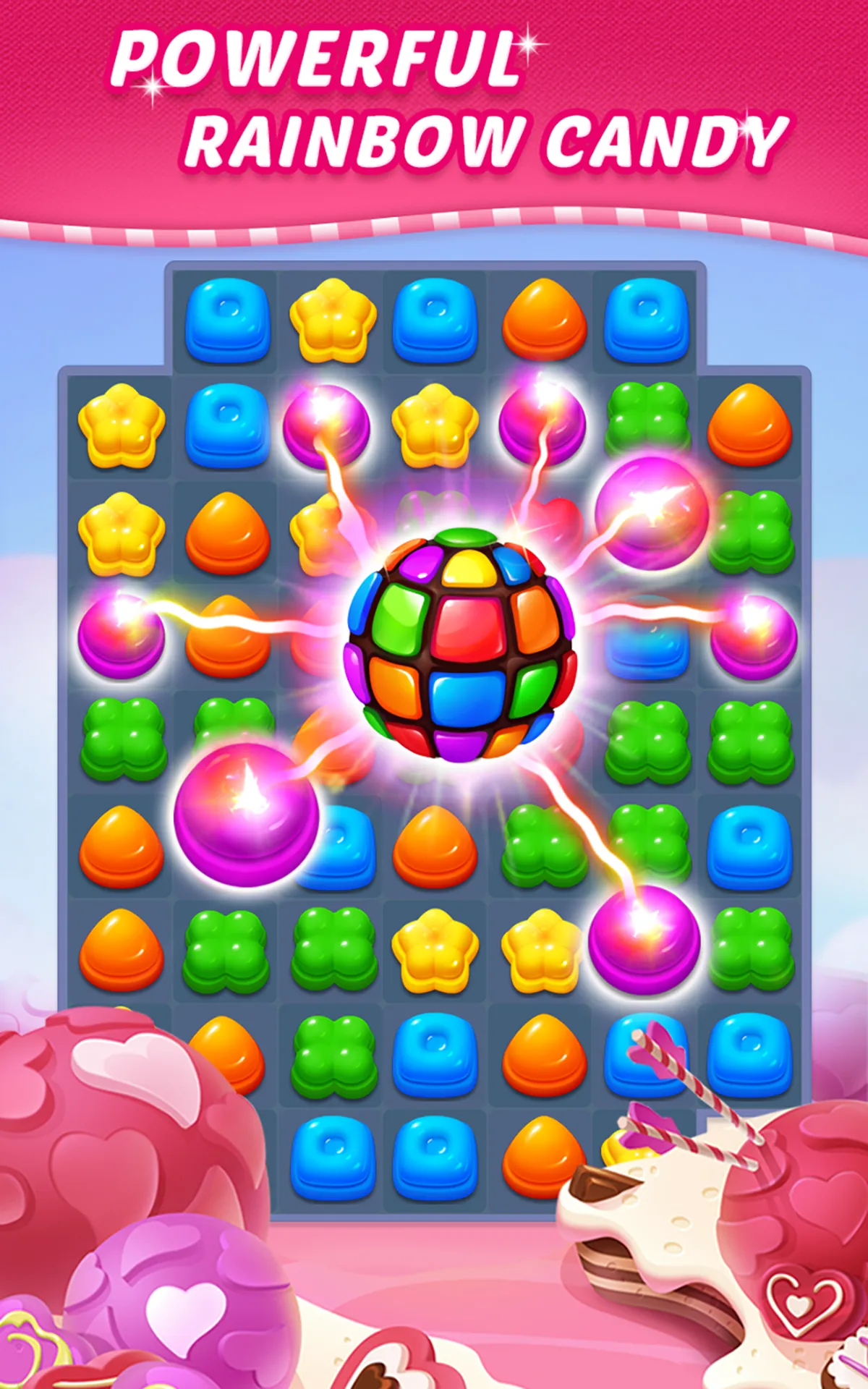 Sweet Candy Puzzle: Match Game | Indus Appstore | Screenshot