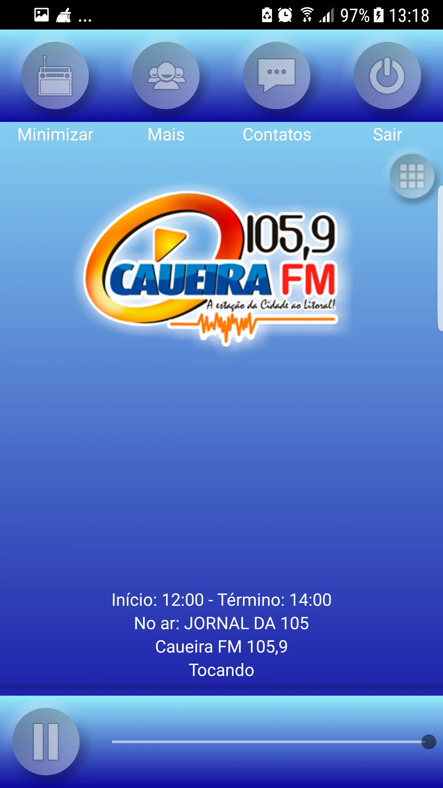 Caueira FM 105,9 | Indus Appstore | Screenshot