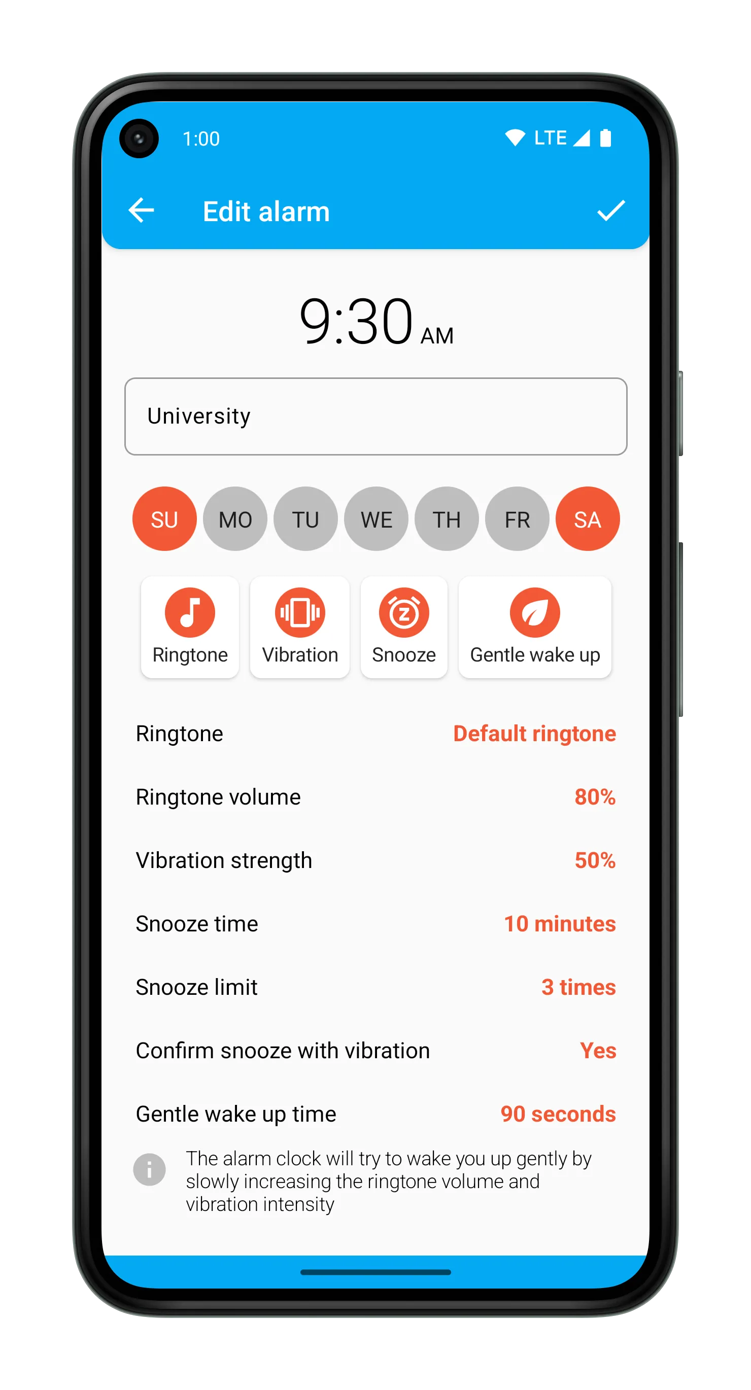 Alarm Clock Widget | Indus Appstore | Screenshot