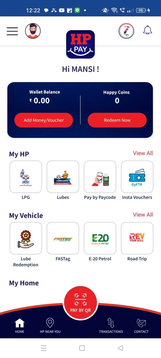 HP PAY | Indus Appstore | Screenshot