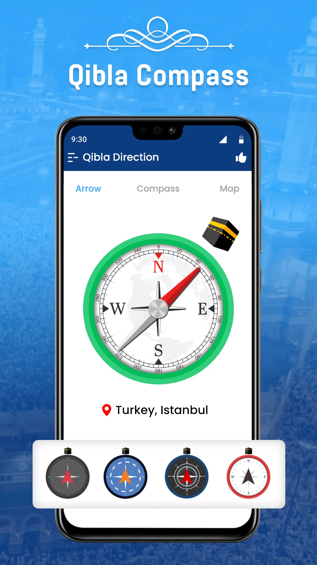 Qibla Finder & Qibla Compass | Indus Appstore | Screenshot