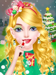 Christmas Makeup Salon Games For Girls | Indus Appstore | Screenshot