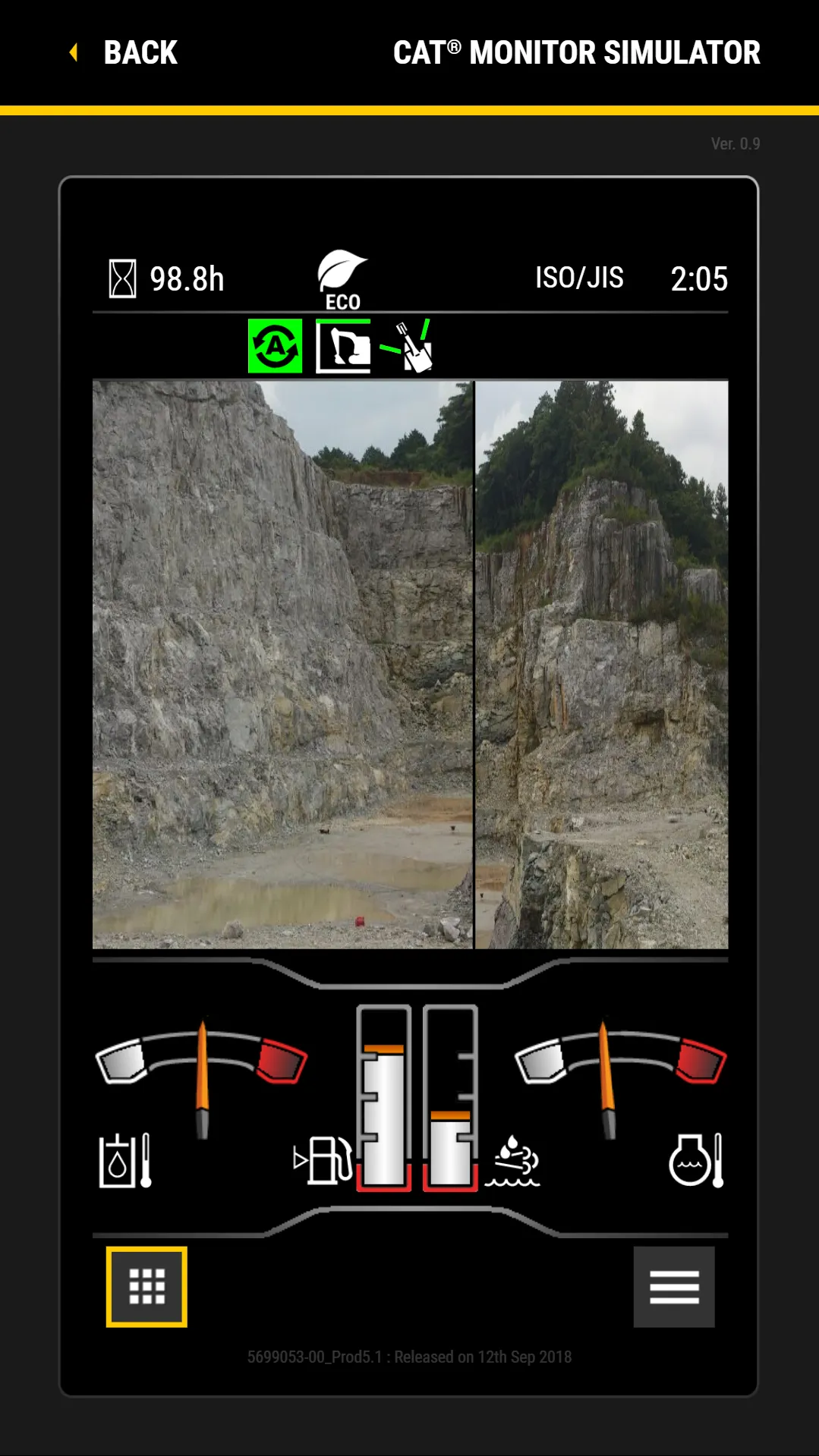 Cat® Monitor Simulator | Indus Appstore | Screenshot