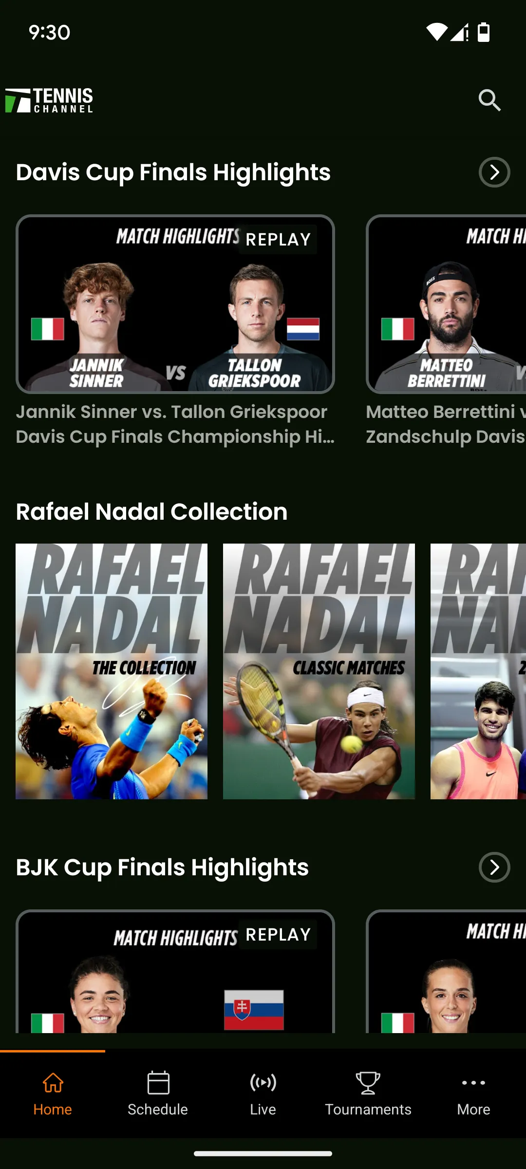 Tennis Channel | Indus Appstore | Screenshot