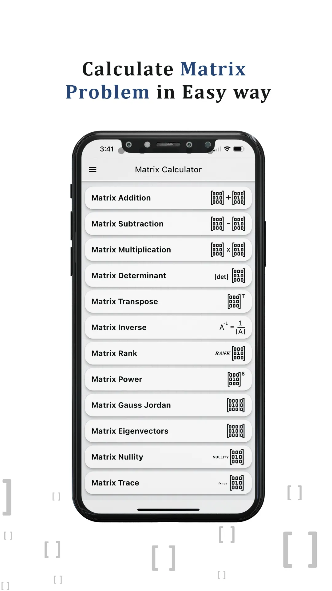 Matrix Calculator (Algebra) | Indus Appstore | Screenshot