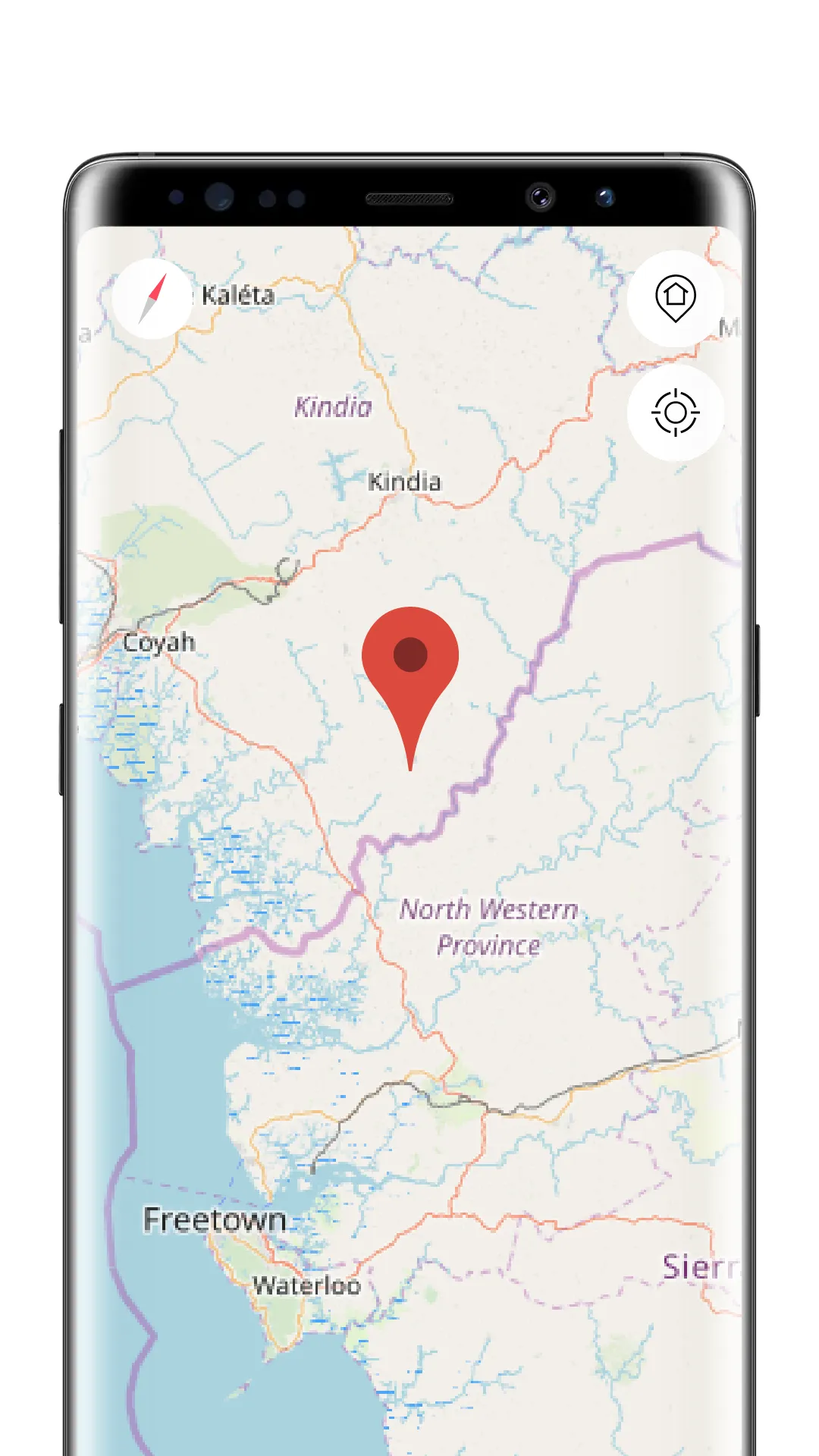 Sierra Leone offline map | Indus Appstore | Screenshot